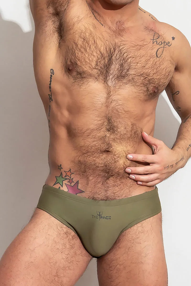 itBOY Swimbrief /Olive, ThePack Underwear