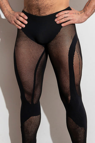 air(lace) Tights Long /Black