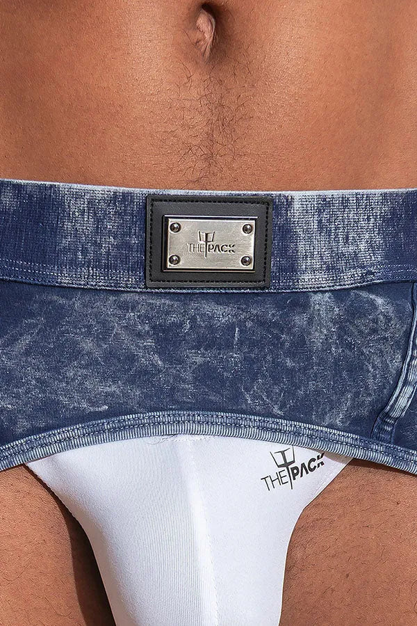CRUSH Garter | Stonewash Denim | ThePack Underwear CRUSH Garter | Stonewash Denim | ThePack Underwear