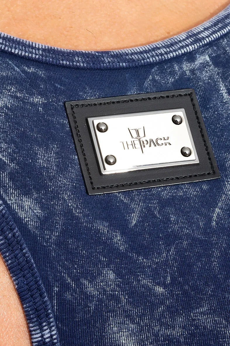 CRUSH Crop Top /Denim Blue