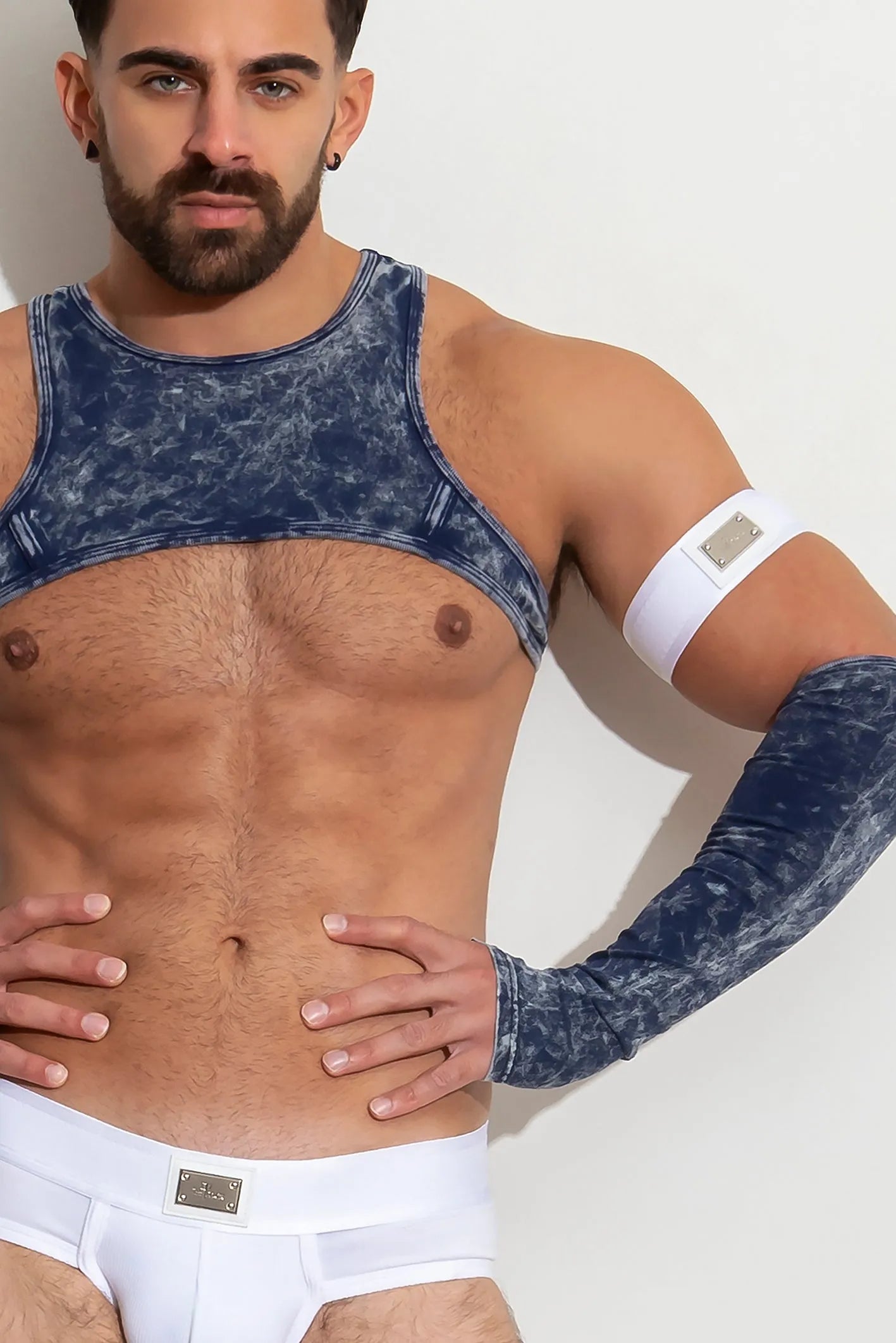 CRUSH Crop Top /Denim Blue