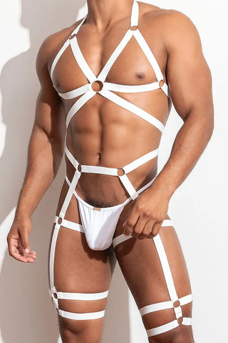 GUILTY Full Body Harness /White