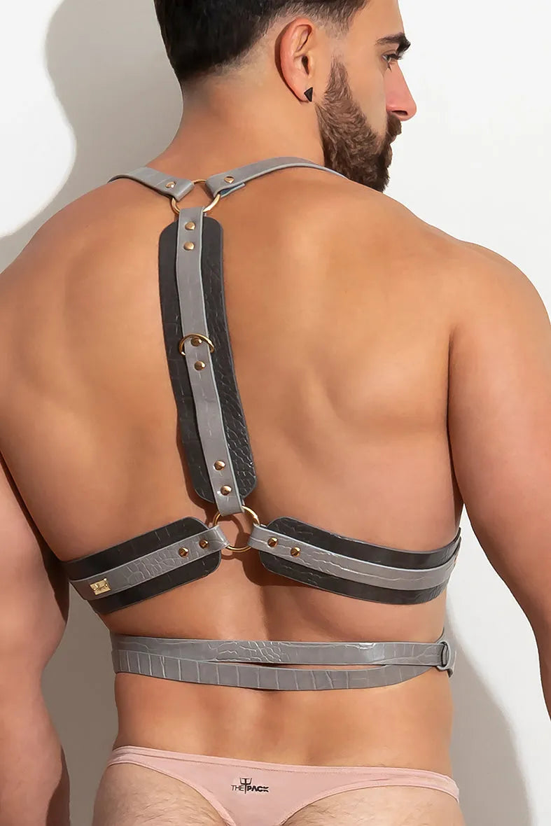 PLEASURE Tied Harness vᴸᵀᴴᴿ /Taupe