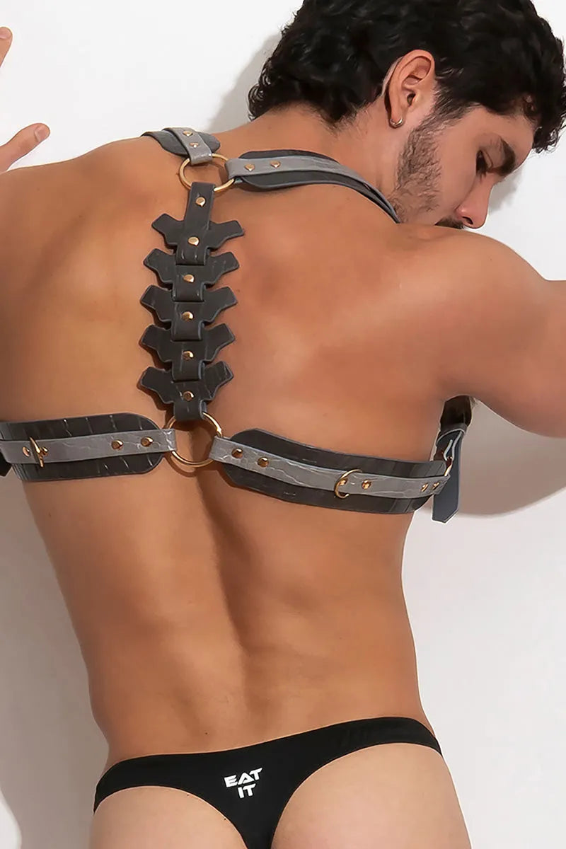 SS26 PLEASURE Spine Harness vᴸᵀᴴᴿ /Taupe