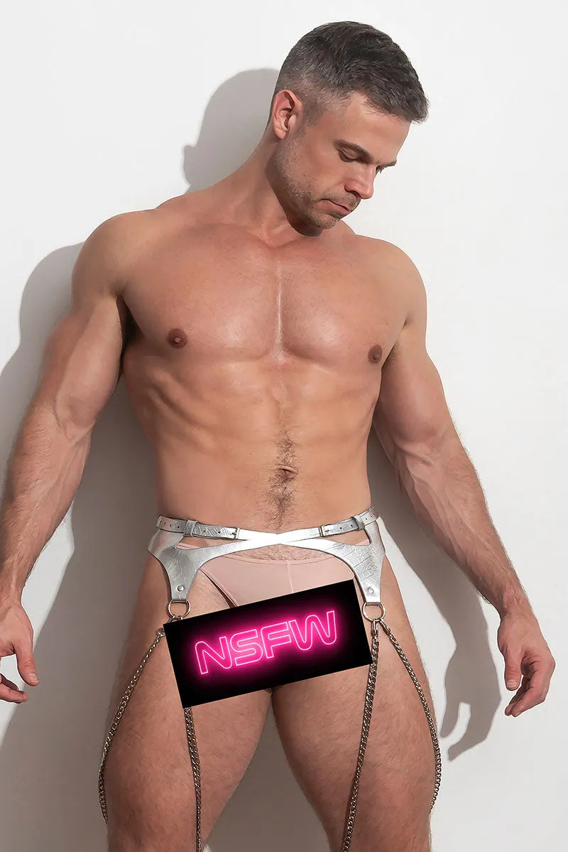PLEASURE _SVR Leg Chain Harness vᴸᵀᴴᴿ