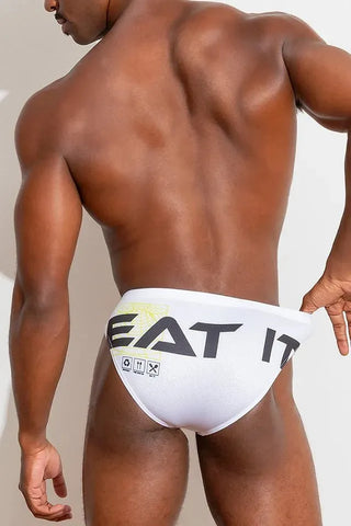 Eat It Brief /White, ThePack Underwear